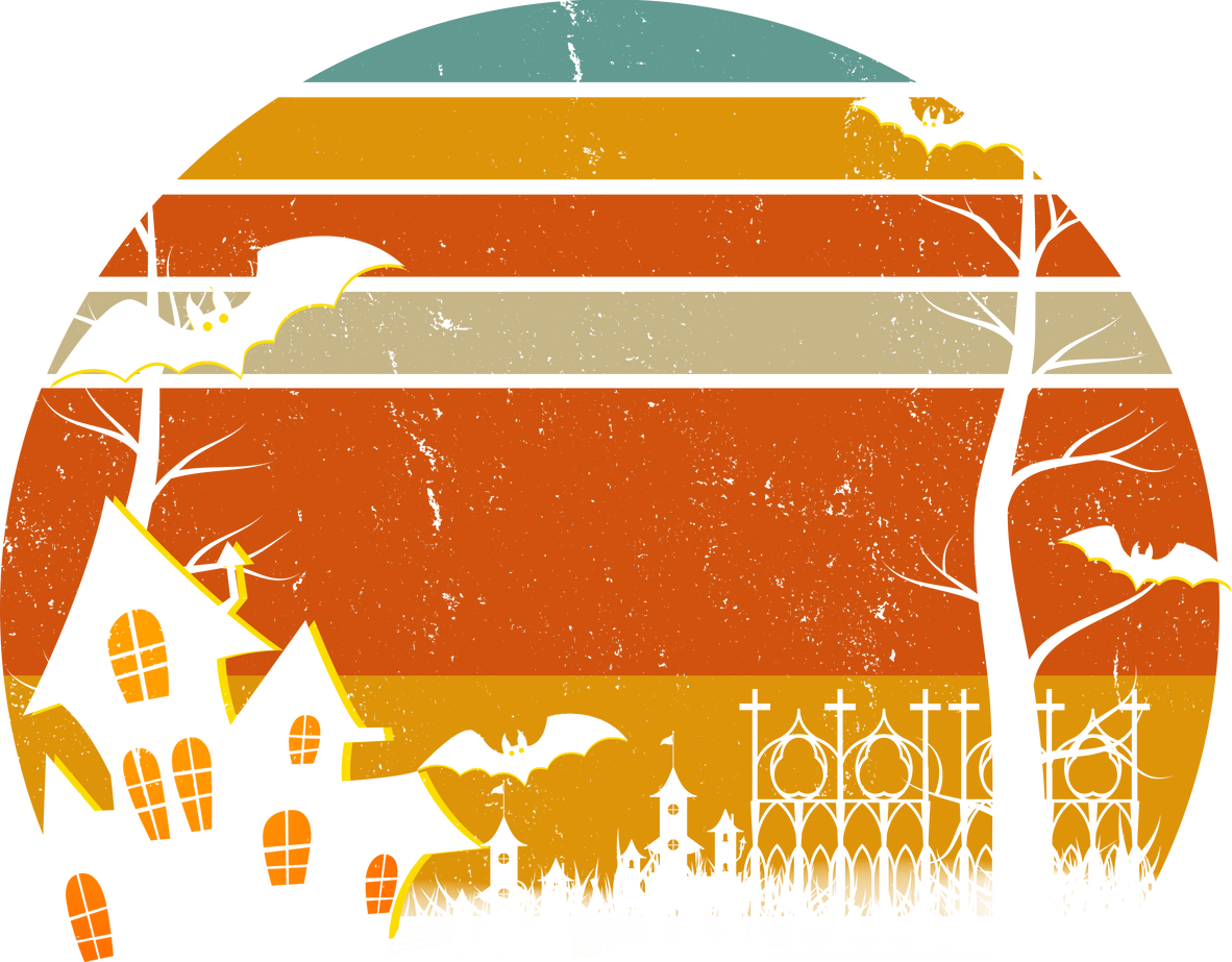 halloween retro background